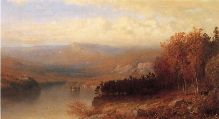 Alexander Helwig Wyant Adirondack Scene in Autumn